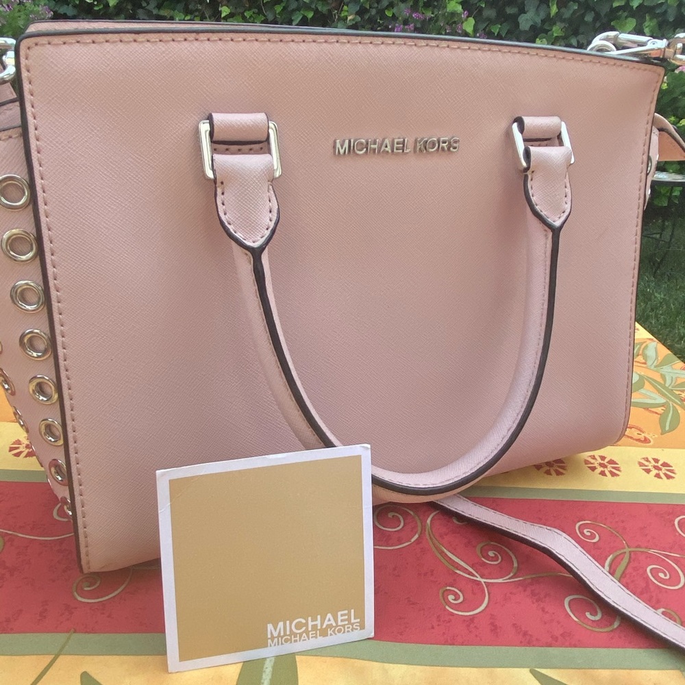 Michael Kors pink satchel